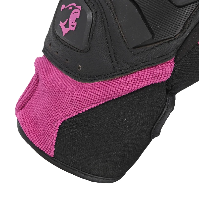 BELA STAR LADY GUANTES DE MOTO TEXTIL NEGRO ROSA