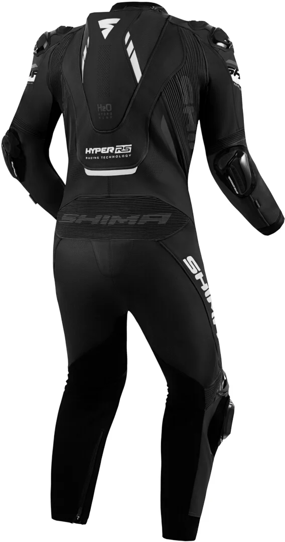 SHIMA HYPER RS 1PC MONO DE MOTO NEGRO BLANCO