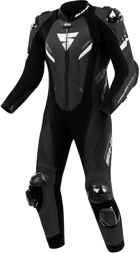 SHIMA HYPER RS 1PC MONO DE MOTO NEGRO BLANCO