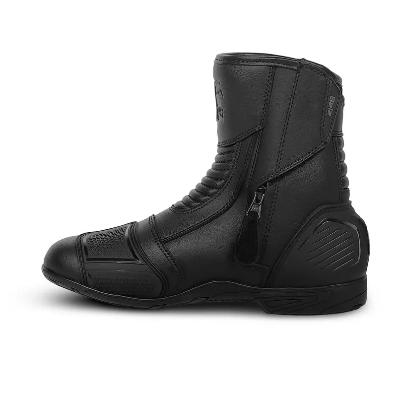 BELA FASTER 2.0 BOTAS DE MOTO NEGRO AMARILLO FLOUR