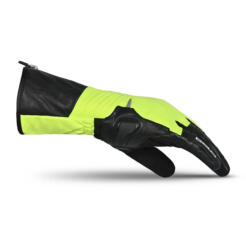 BELA EXPLORER WP GUANTES DE MOTO TEXTIL INVERNO NEGRO AMARILLO FLUO