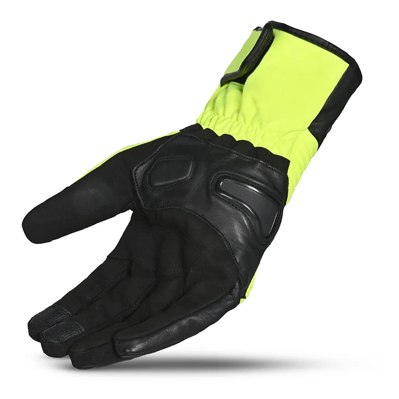 BELA EXPLORER WP GUANTES DE MOTO TEXTIL INVERNO NEGRO AMARILLO FLUO