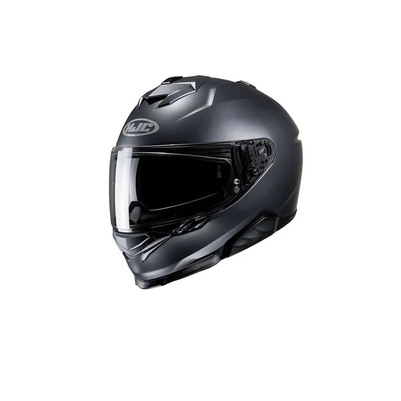 HJC I71 SEMI FLAT Antracita Deportivo Moto Racing Casco Integral