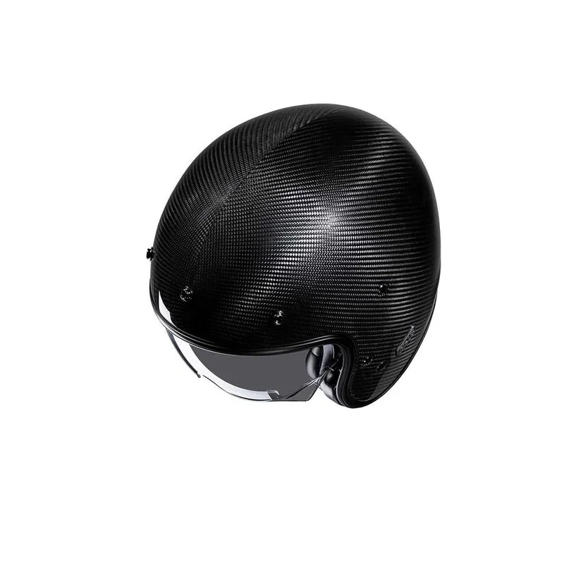 HJC V31 Casco Jet Moto Urbano Negro Carbono