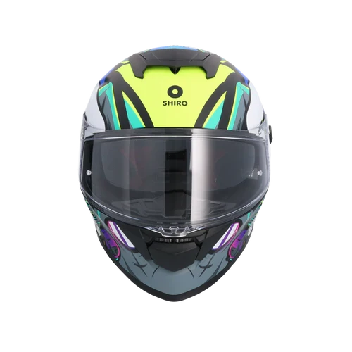 SHIRO CASCO RAPTOR CRAZY RABBIT MULTICOLOR MATE