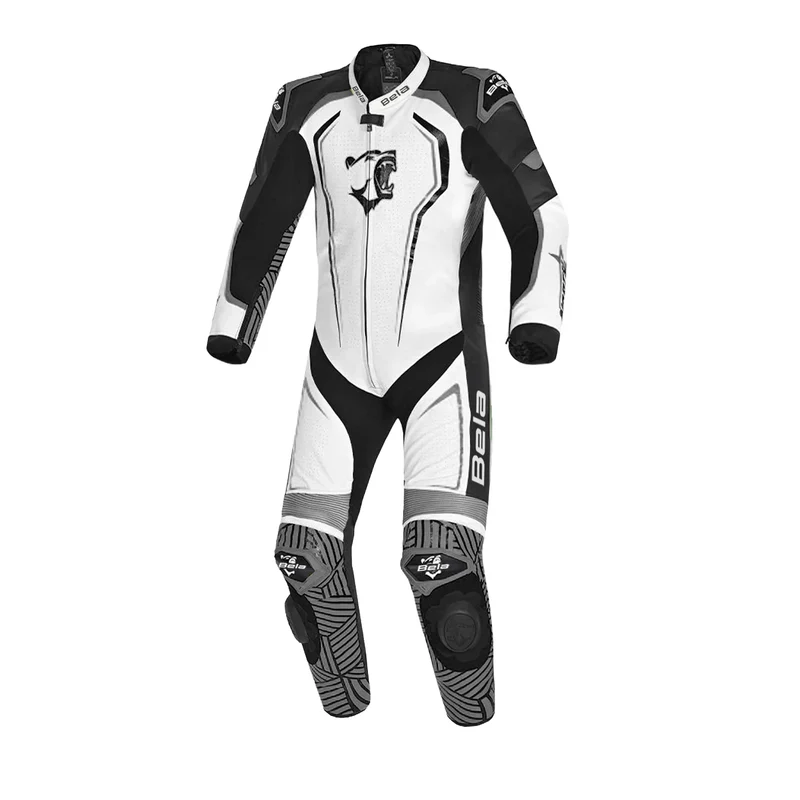 BELA NORTH STAR 1 PC MONO DE MOTO BLANCO NEGRO