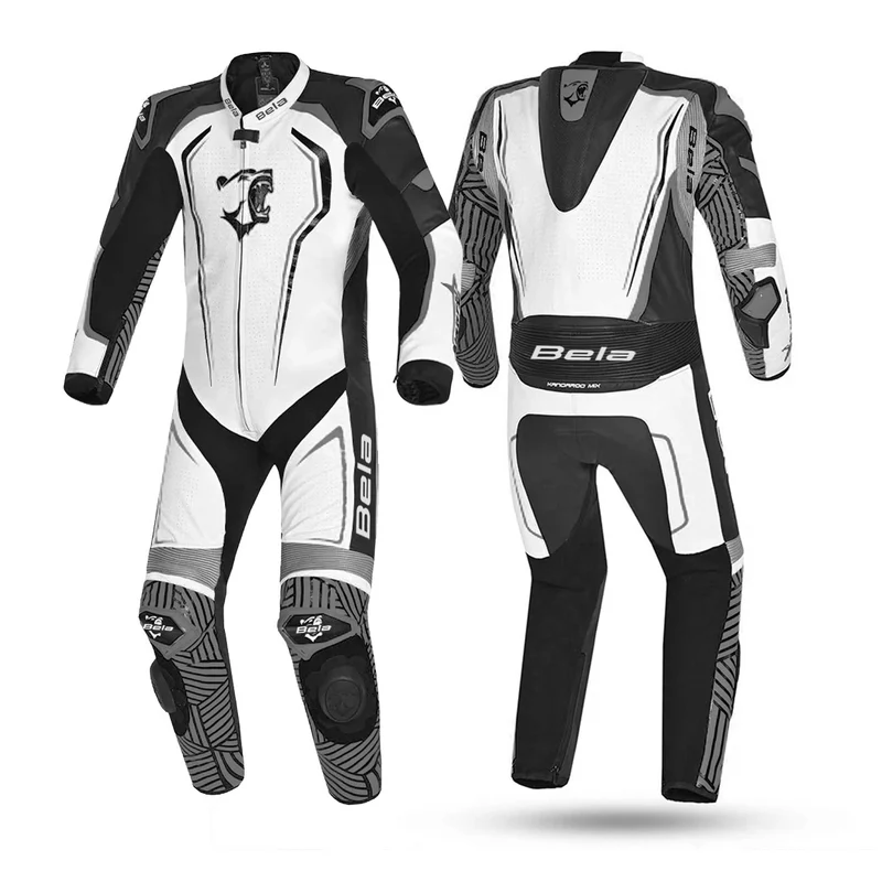 BELA NORTH STAR 1 PC MONO DE MOTO BLANCO NEGRO