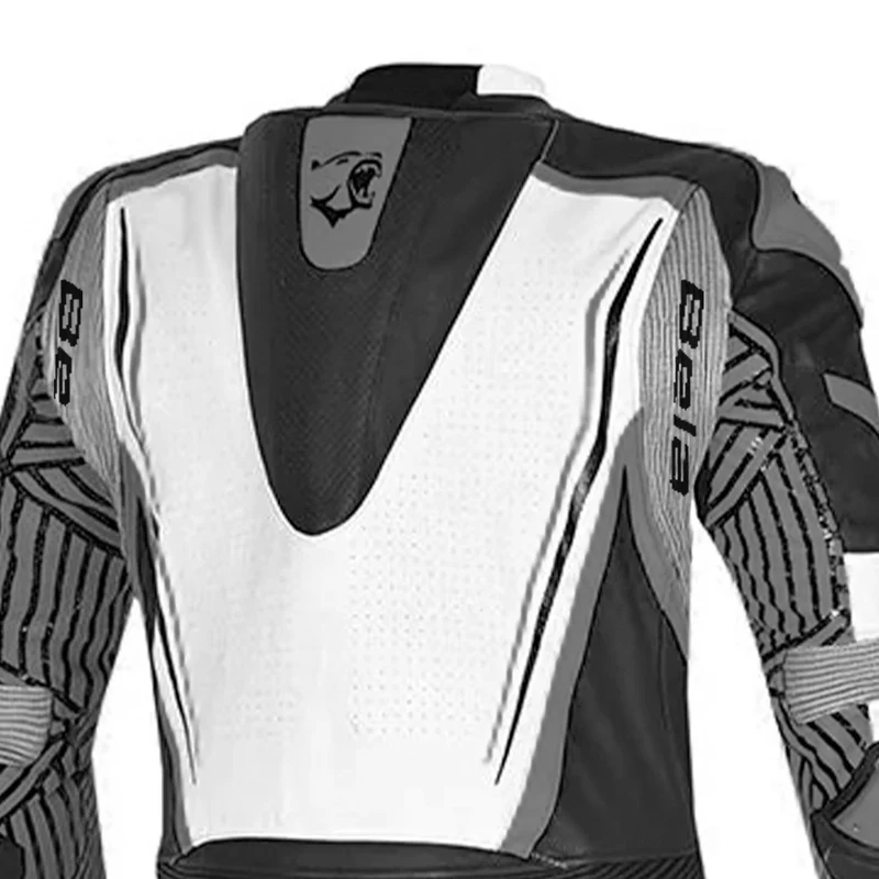 BELA NORTH STAR 1 PC MONO DE MOTO BLANCO NEGRO