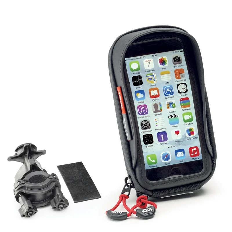 GIVI - PORTADISPOSITIVO MOTO ESP. SPHONE-GPS F/R MANILLAR (IPHONE6E/GS5) S956B