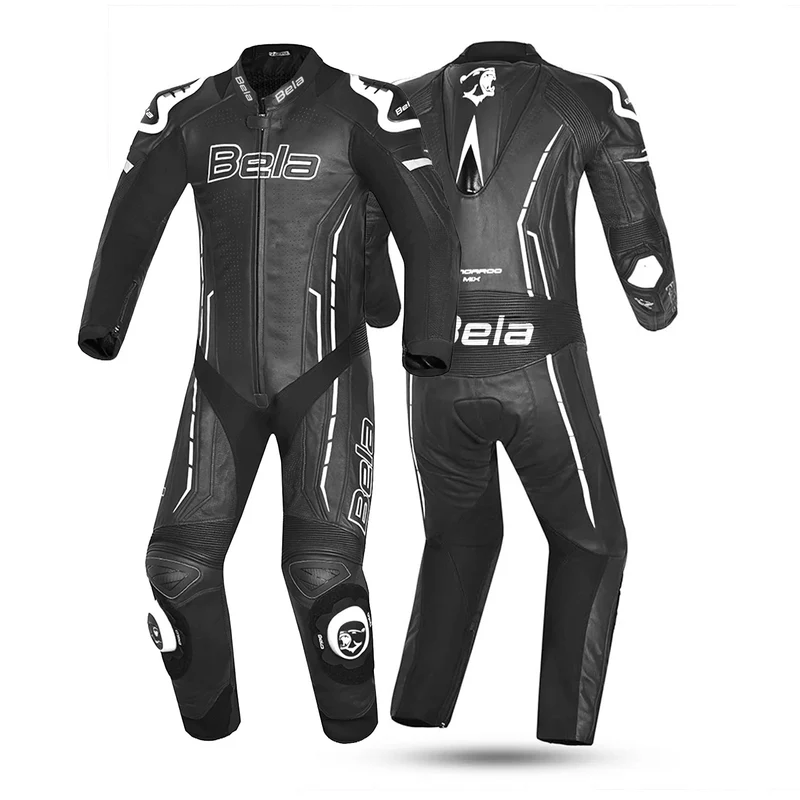 BELA ROCKET MIX KANGROO 1 PC MONO DE MOTO HOMBRE NEGRO BLANCO