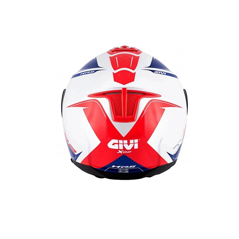 GIVI X.22 PLANET HYPER CASCO JET BLANCO AZUL ROJO