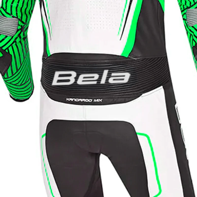 BELA NORTH STAR 1 PC MONO DE MOTO HOMBRE BLANCO NEGRO VERDE