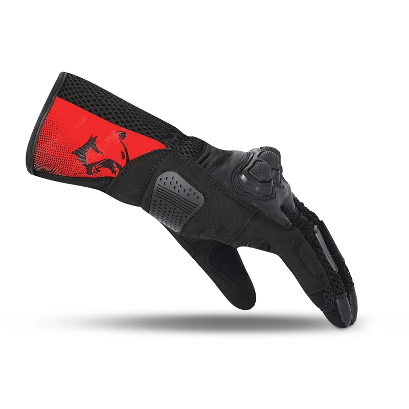 BELA TWIX LADY GUANTES DE MOTO TEXTIL NEGRO ROJO