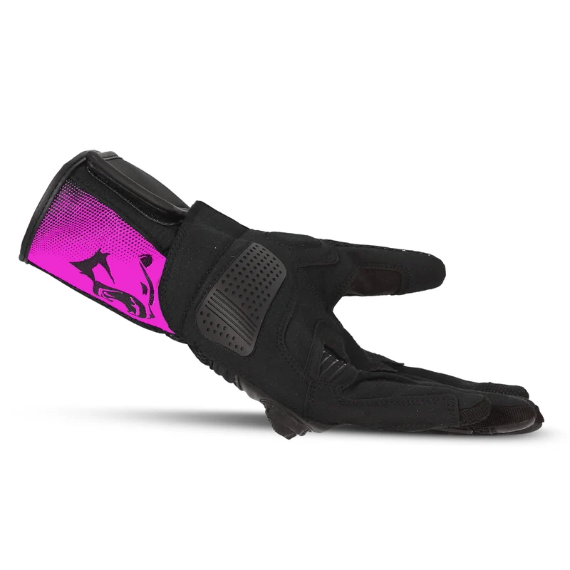 BELA TWIX LADY GUANTES DE MOTO TEXTIL NEGRO ROSA