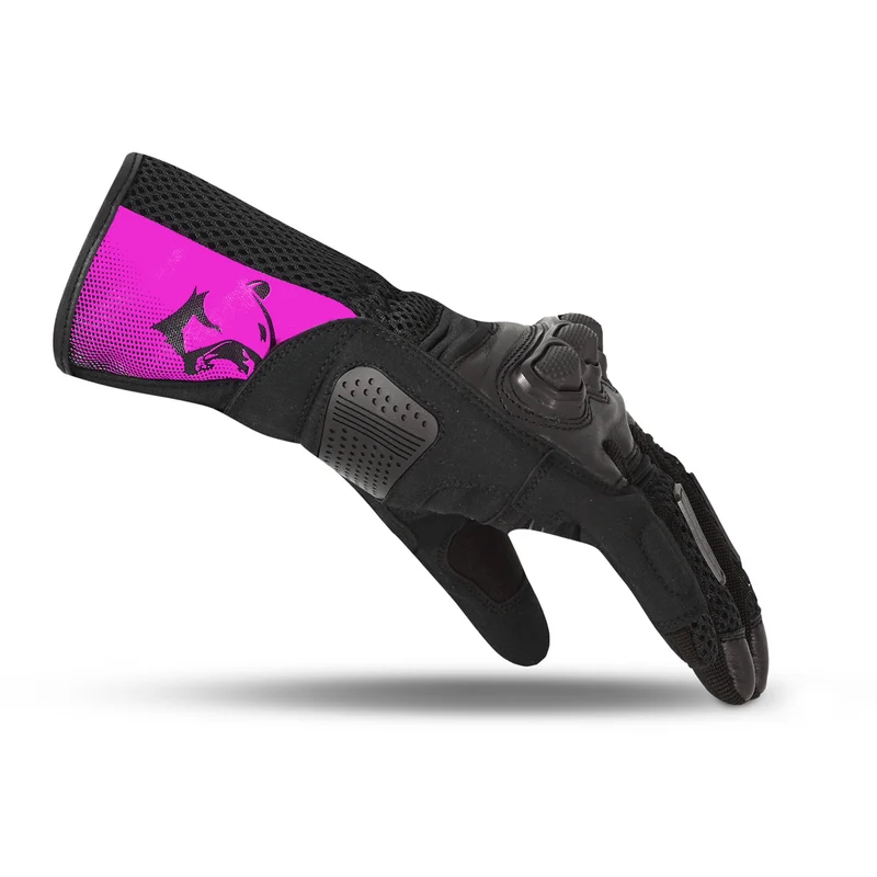 BELA TWIX LADY GUANTES DE MOTO TEXTIL NEGRO ROSA