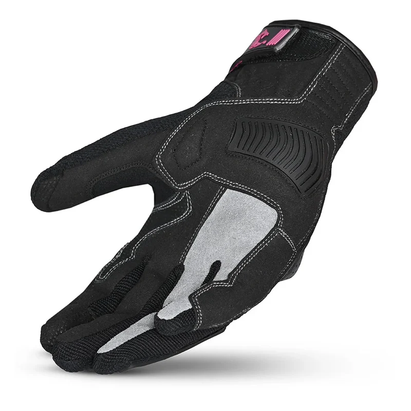 BELA DRIFT LADY GUANTES DE MOTO TEXTILE NEGRO ROSA