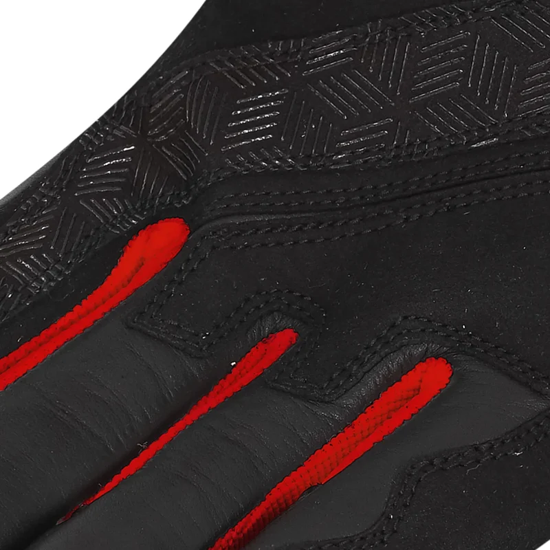 BELA AIR FLOW GUANTES DE MOTO DE PIEL MUJER NEGRO BLANCO ROJO