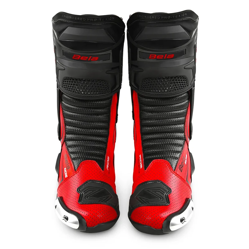 BELA SPEEDO 2.0 BOTAS DE MOTO NEGRO ROJO