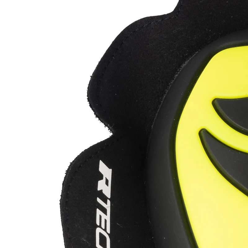 R-TECH- Protección Rodilla Knee Negro/Amarillo Fluor
