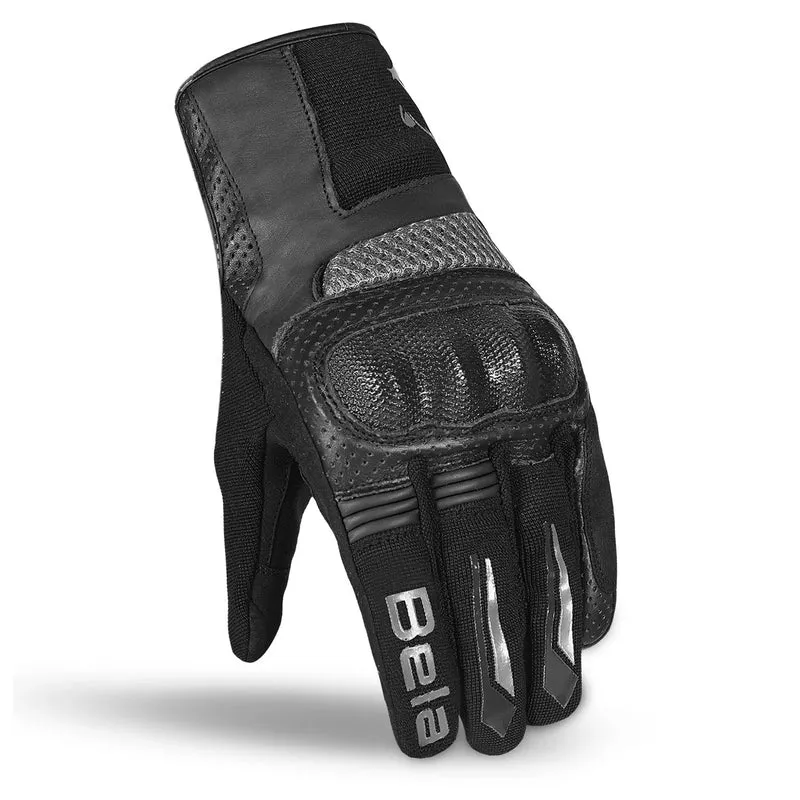 BELA HERO AIR GUANTES DE MOTO TEXTILE MUJER NEGRO GRIS