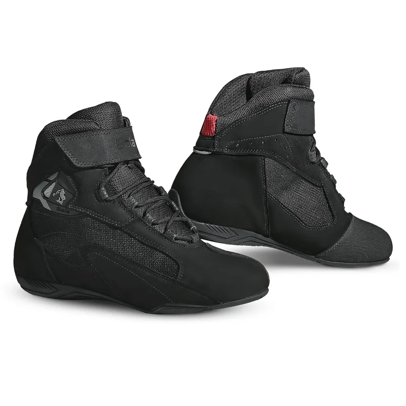 BELA TROPHY SHORT BOTAS DE MOTO HOMBRE PIEL NEGRO