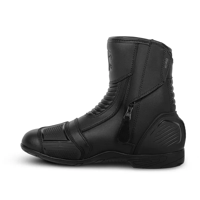 BELA FASTER 2.0 BOTAS DE MOTO NEGRO ROJO