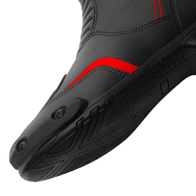 BELA FASTER 2.0 BOTAS DE MOTO NEGRO ROJO