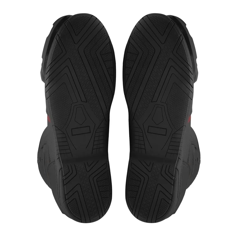 BELA FASTER 2.0 BOTAS DE MOTO NEGRO ROJO
