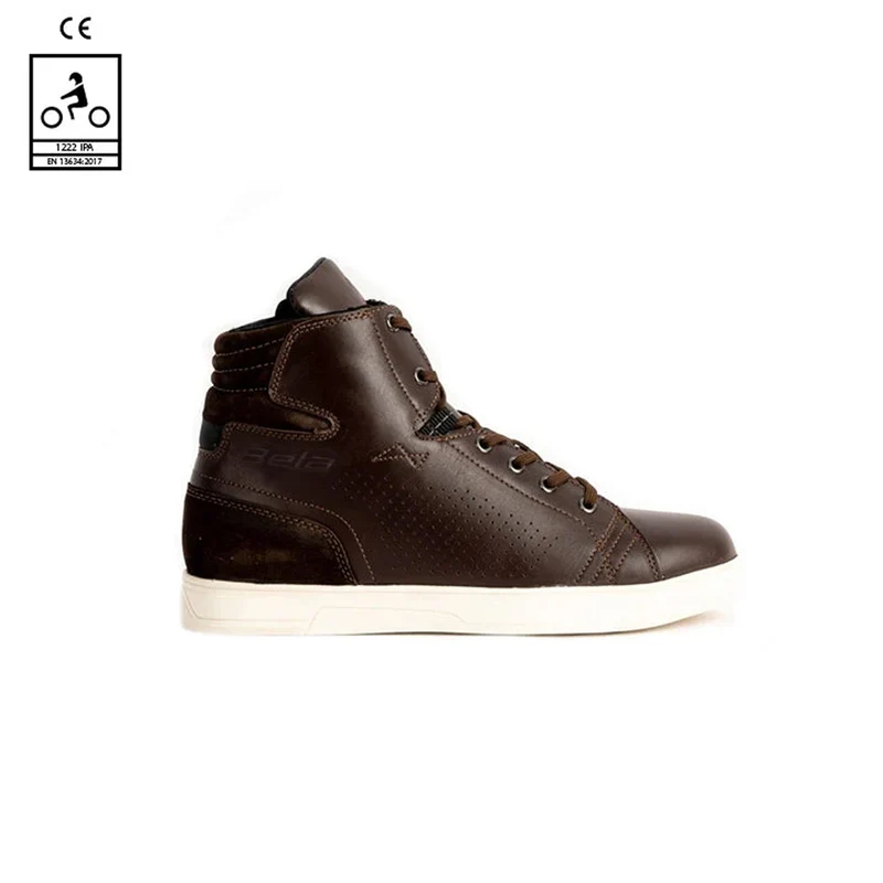 BELA BULLET WP BOTAS DE MOTO MARRON VINTAGE