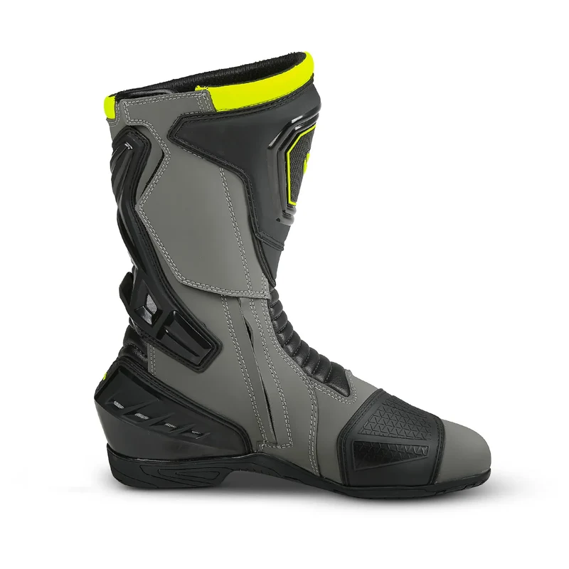 R-TECH TORNADO 2.0 BOTAS DE MOTO NEGRO GRIS AMARILLO FLUO