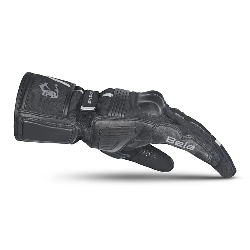 BELA ICE WINTER WP GUANTES DE MOTO PIEL MUJER NEGRO GRIS