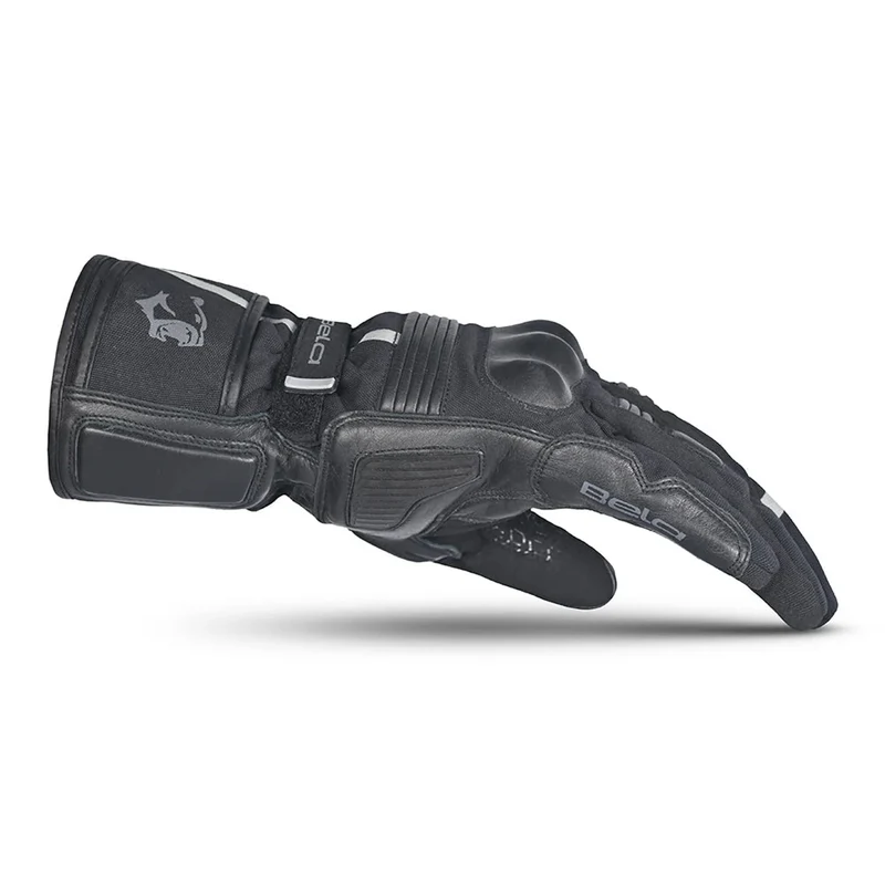 BELA ICE WINTER WP GUANTES DE MOTO PIEL NEGRO GRIS