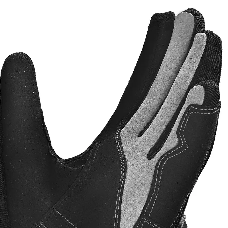 BELA TRACKER WINTER WP GUANTES DE MOTO TEXTIL MUJER NEGRO AMARILLO FLUO