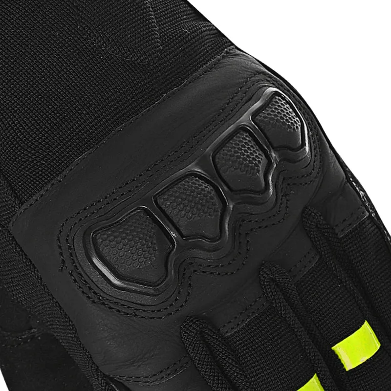 BELA TRACKER WINTER WP GUANTES DE MOTO TEXTIL MUJER NEGRO AMARILLO FLUO