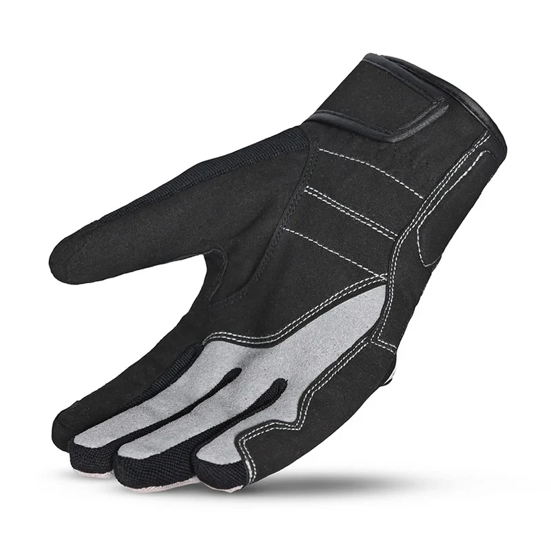 BELA TRACKER WINTER WP GUANTES DE MOTO TEXTIL NEGRO BLANCO ROJO