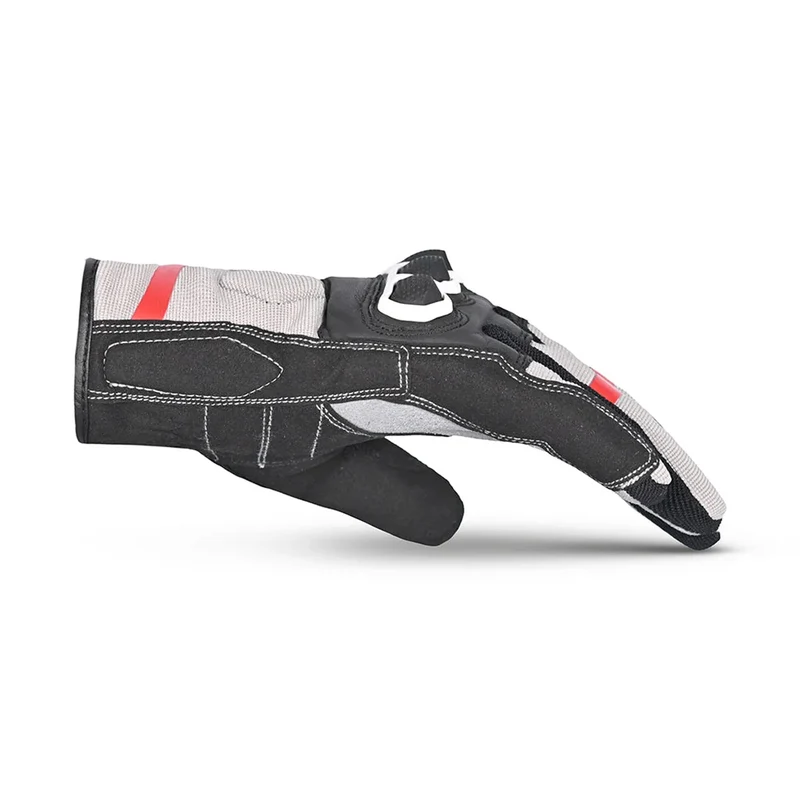 BELA TRACKER WINTER WP GUANTES DE MOTO TEXTIL NEGRO BLANCO ROJO