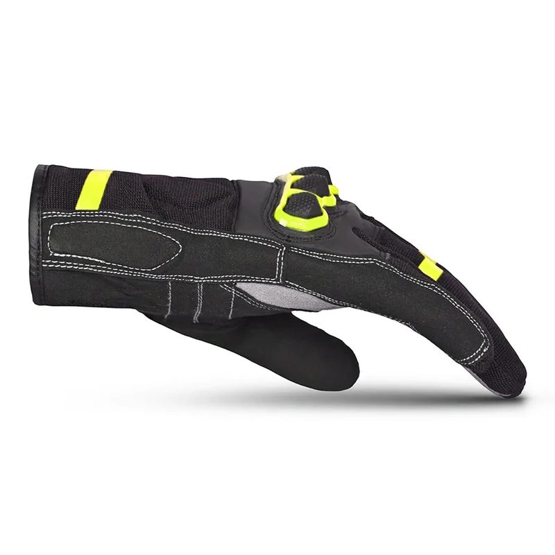 BELA TRACKER WINTER WP GUANTES DE MOTO TEXTIL NEGRO AMARILLO FLUO