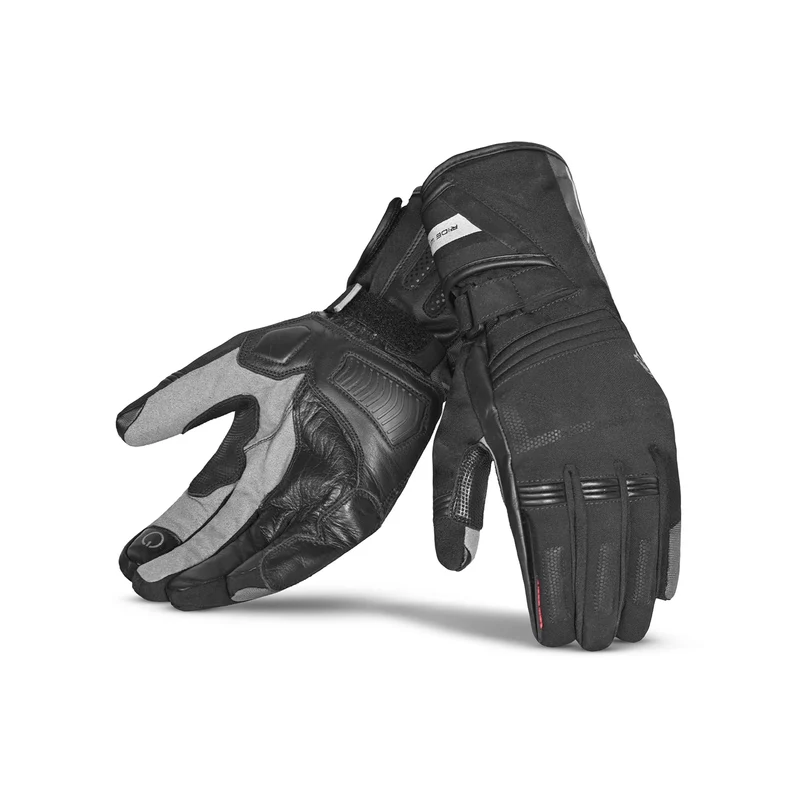BELA IGLO WINTER WP GUANTES DE MOTO PIEL NEGRO GRIS