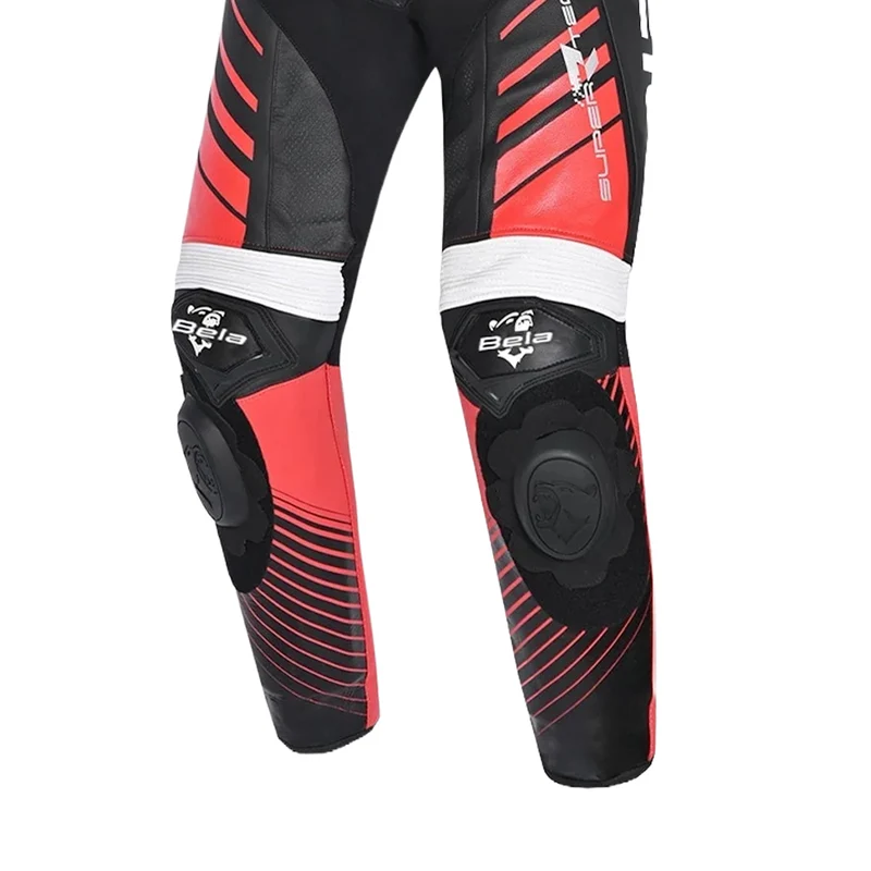 BELA ARAGONE 1 PC MONO DE MOTO NEGRO ROJO