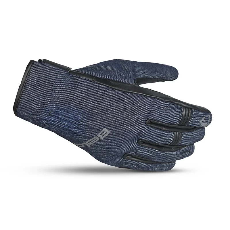 BELA ALBERTO DENIM INV WP GUANTES DE MOTO TEXTIL NEGRO AZUL
