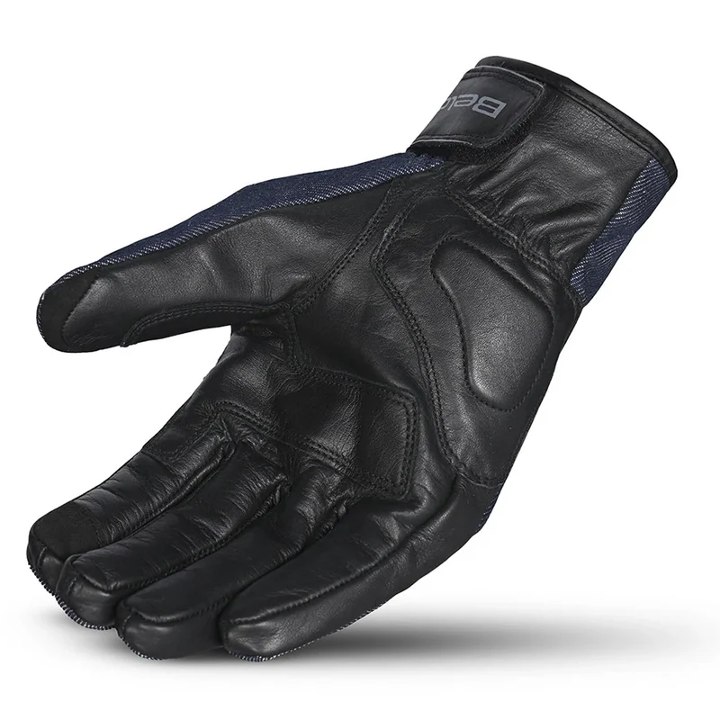 BELA ALBERTO DENIM INV WP GUANTES DE MOTO TEXTIL NEGRO AZUL