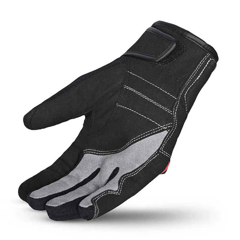 BELA TRACKER WINTER WP GUANTES DE MOTO TEXTIL NEGRO ROJO
