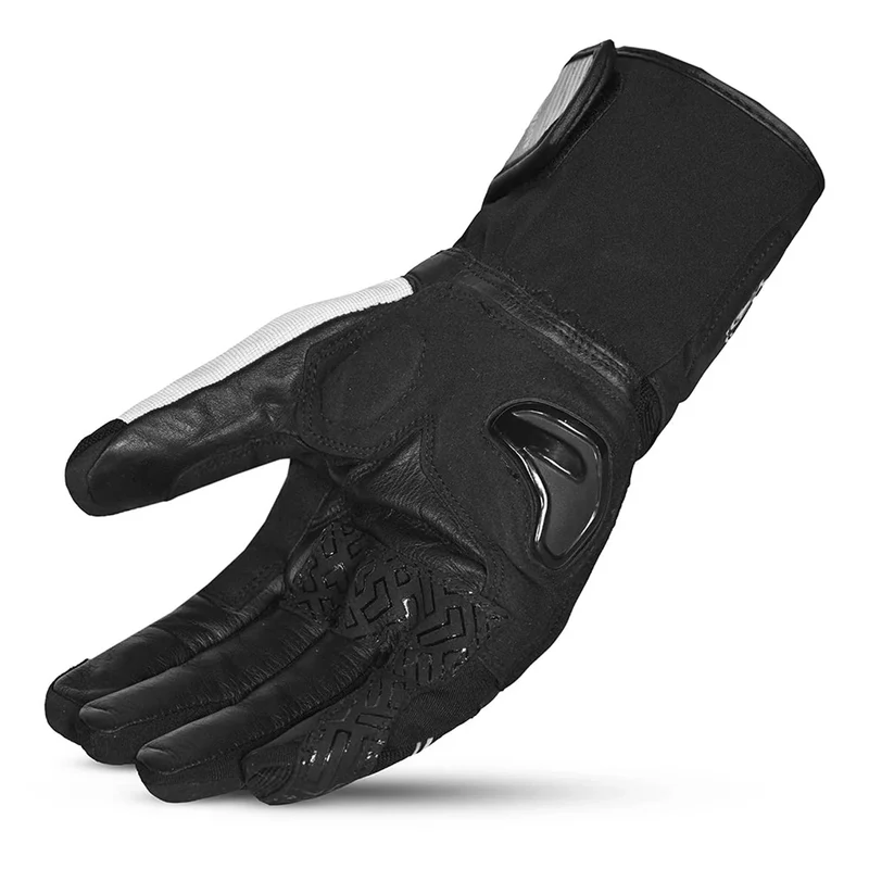 BELA HIGHWAY WINTER WP GUANTES DE MOTO PIEL NEGRO BLANCO