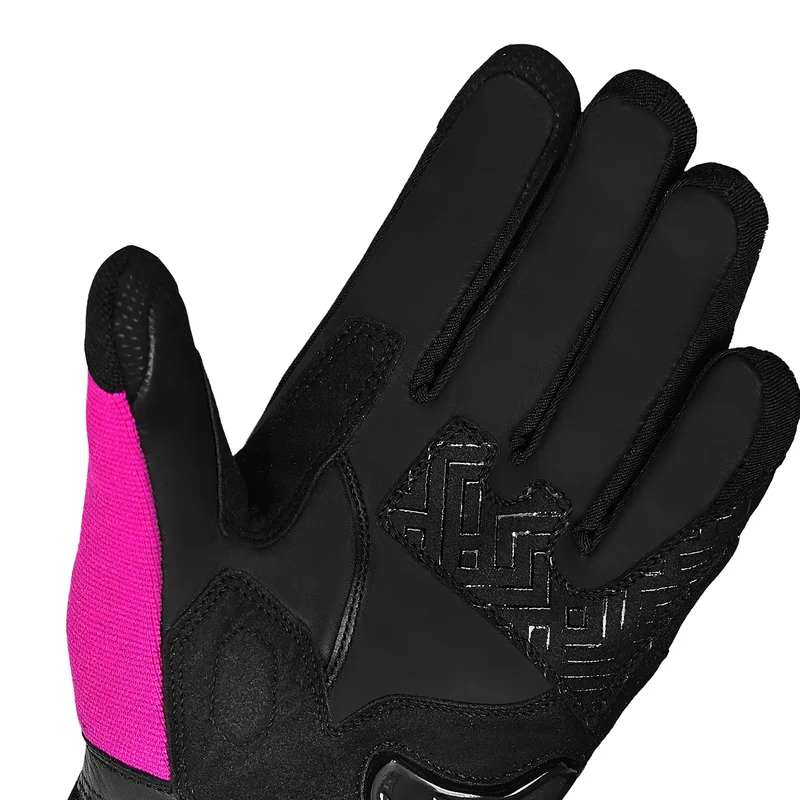 BELA HIGHWAY WINTER WP GUANTES DE MOTO PIEL MUJER NEGRO ROSA
