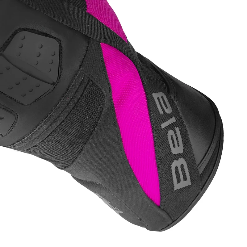 BELA HIGHWAY WINTER WP GUANTES DE MOTO PIEL MUJER NEGRO ROSA