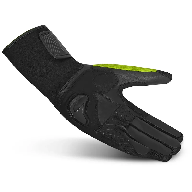 BELA HIGHWAY WINTER WP GUANTES DE MOTO PIEL MUJER NEGRO AMARILLO FLUO