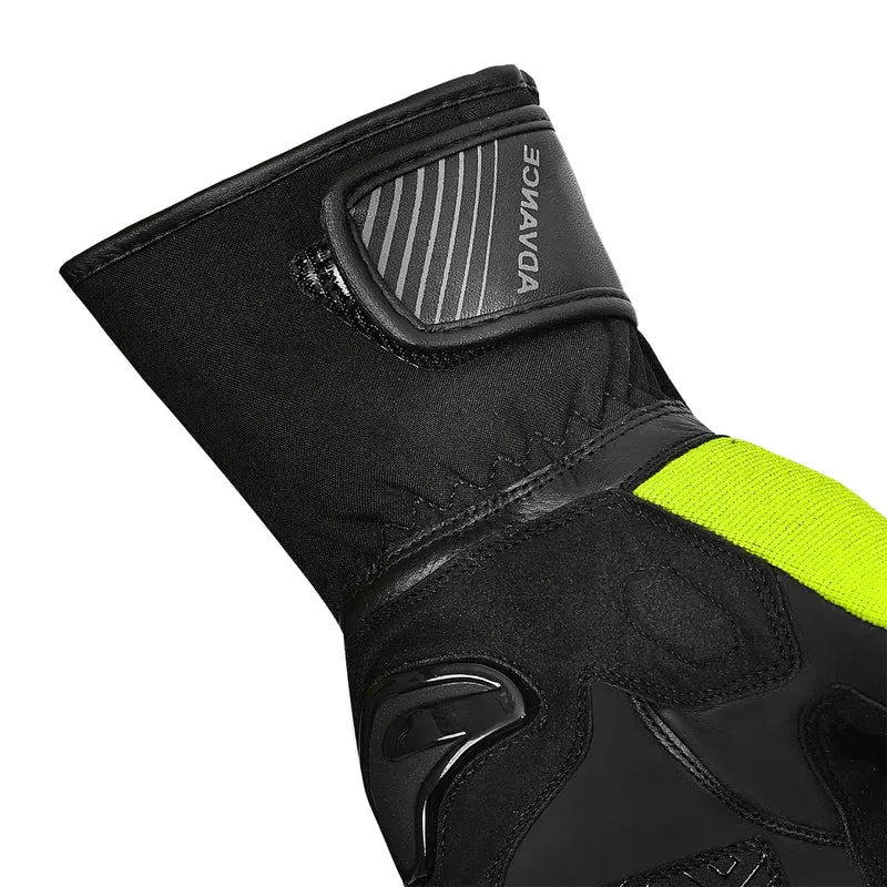BELA HIGHWAY WINTER WP GUANTES DE MOTO PIEL MUJER NEGRO AMARILLO FLUO