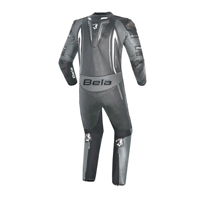 BELA BEAST 1 PC MONO DE MOTO NEGRO GRIS OSCURO BLANCO