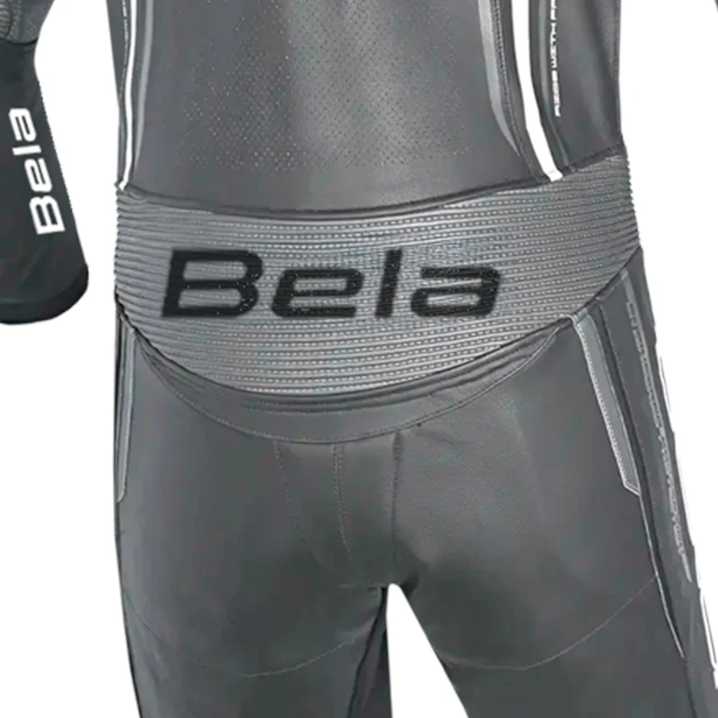 BELA BEAST 1 PC MONO DE MOTO NEGRO GRIS OSCURO BLANCO