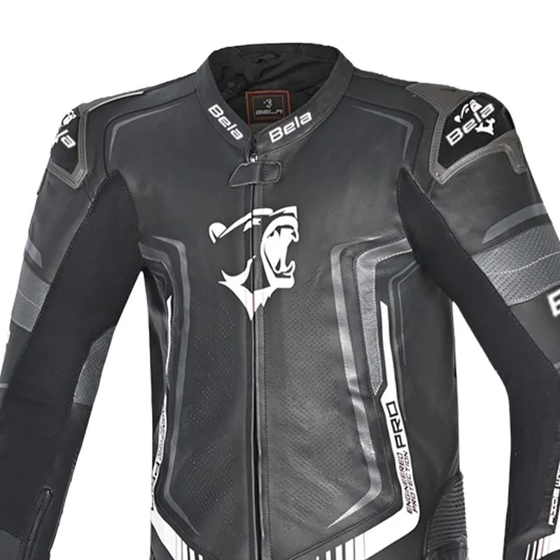 BELA BEAST 1 PC MONO DE MOTO NEGRO GRIS OSCURO BLANCO